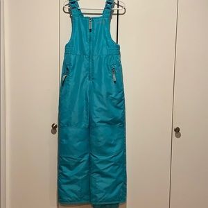 Champion • Girl's teal overall snow pant